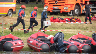 Vodní záchranáři poměřili síly v soutěži na Slezské Hartě