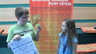 Školní vysílání 24. 5. 2011 - Karvinské děti pomůžou charitativním vystoupením postiženým dětem
