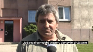Lidé jsou dlouhodobě ve sporu s bytovým družstvem v Orlové