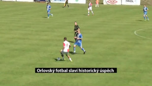 Orlovský fotbal slaví historický úspěch