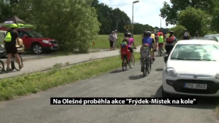 Na Olešné proběhla akce Frýdek-Místek na kole