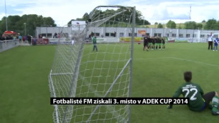 Fotbalisté z FM získali 3. místo v ADEK CUP 2014
