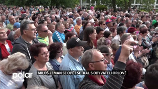 Miloš Zeman se opět setkal s obyvateli Orlové