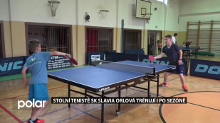 Stolní tenisté SK Slavia Orlová trénují i po sezóně