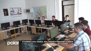 Studenti SOU Dakol mají nové vybavení učeben