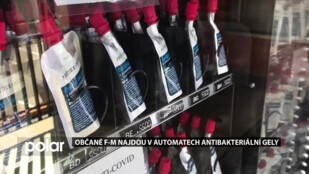 K dezinfekci na ruce v automatech ve F-M nově přibyly i antibakteriální gely
