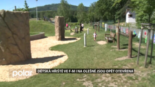 Ve Frýdku-Místku otevřeli dětská hřiště, v provozu je i hřiště na Olešné