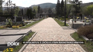 Probíhá II. etapa rekonstrukce hřbitova ve Frýdlantu nad Ostravicí