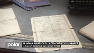 Básníka Kaluse poctili v Čeladné novou expozicí. U otevření nechyběli potomci jeho rodiny