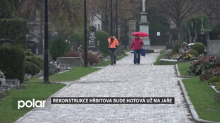 Rekonstrukce hřbitova ve Frýdlantu nad Ostravicí je z 90% hotová