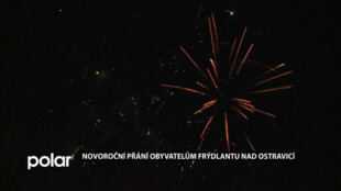 Novoroční ohňostroj a přání do nového roku ve Frýdlantu nad Ostravicí trochu jinak