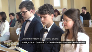 Ania, Adam i Damián zostali przyjęci do gminy kościelnej