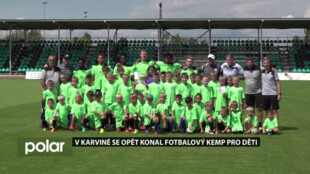 V Karviné se opět konal fotbalový kemp pro děti, za dětmi přišli i prvoligoví fotbalisté