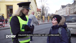 Policisté budou v prvních dnech nového školního roku dohlížet na děti u přechodů