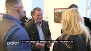 Boxerská legenda Rosťa Osička vystavuje v Ostravě své obrazy