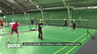 Aktivní senioři uspořádali ve Frýdku-Místku turnaj v badmintonu