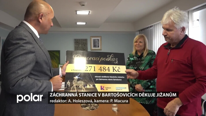 Záchranná stanice v Bartošovicích děkuje Jižanům za sbírku. Měli vstup zdarma