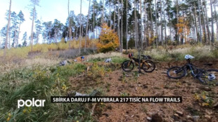Sbírka Daruj F-M vybrala na dráhu pro horská kola přes 217 tisíc korun