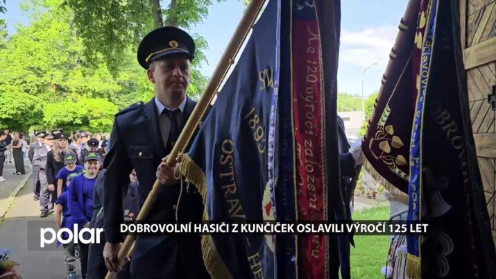 Dobrovolní hasiči z Kunčiček oslavili výročí 125 let od založení sboru