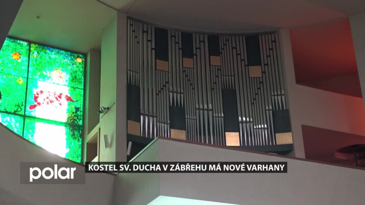 Zábřežský Kostel Sv. Ducha v Ostravě má nové píšťalové varhany
