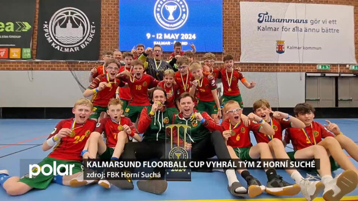 Kalmarsund Floorball Cup vyhrál tým z Horní Suché, noční oslava po příjezdu byla velká