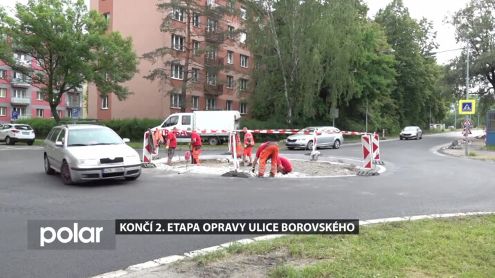 Aktuálně z Karviné: Končí 2. etapa opravy ulice Borovského
