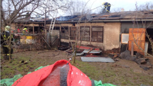 V Kujavách na Novojičínsku shořel sklad zahradní techniky