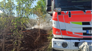 Hasiči likvidovali na Bruntálsku další požár lesa, díky včasnému zásahu se oheň nerozšířil