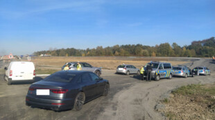Dopravní policisté lovili rychle jedoucí řidiče na opravovaném úseku silnice I/48