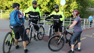 Ostravští strážníci se věnují prevenci u cyklistů i chodců