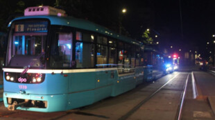 Policie hledá svědky noční srážky dvou tramvají v Ostravě