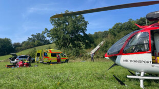 U Oder se těžce zranil rogalista, do nemocnice letěl vrtulníkem