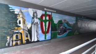 Další podchod v Ostravě-Jihu zdobí velkoplošná malba