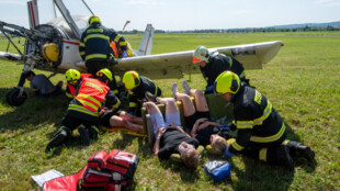 Letecká havárie na Opavsku byla námětem cvičení složek IZS
