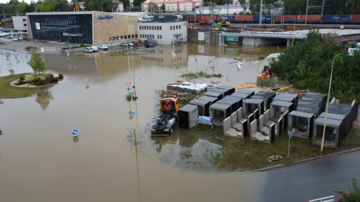 Situace s povodněmi se v Havířově uklidňuje, práci ztížili městu vandalové