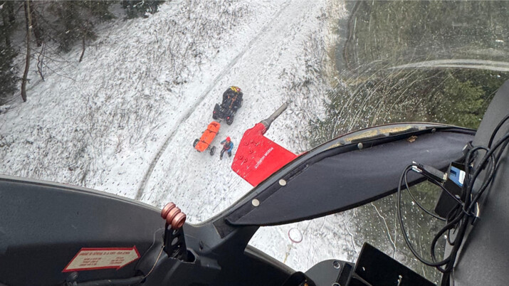 Turistka se zranila na zledovatělé stezce pod Lysou horou u Ivančeny