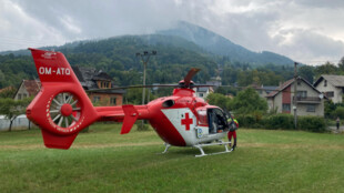 Záchranáři na Novojičínsku zasahovali u muže po pádu z elektrokoloběžky