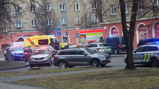 Policisté kvůli nebezpečnému muži uzavřeli ulici v centru Havířova, na místo přijela zásahovka