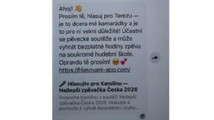 Prosím tě, hlasuj v pěvecké soutěži! Kyberšmejdi útočí s dalším podvodem na Messengeru