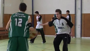 Trénink hráčů basketbalu Sokola Karviná