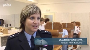 Čtyřicet policistů darovalo krev