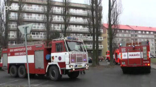 Požár v hotelu Slezan