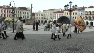 Připomínka úmrtí generála Laudona v Novém Jičíně