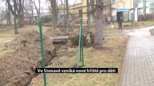 Ve Stonavě vzniká nové hřiště pro děti