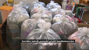 Sociální šatník pomohl přežít bezdomovcům