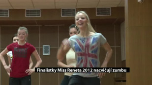 Finalistky Miss Reneta 2012 nacvičovaly zumbu