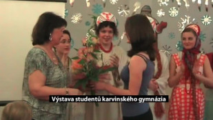 Výstava studentů karvinského gymnázia