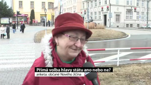 Přímá volba hlavy státu ano nebo ne, anketa v Novém Jičíně