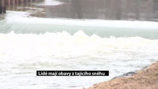 Lidé v regionu mají obavy z tajícího sněhu