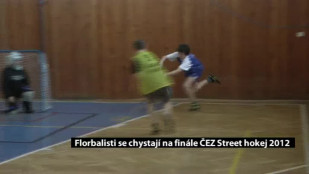 Florbalisti se chystají na finále ČEZ Street hokej 2012